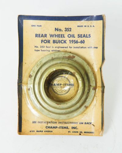 1956 - 1960 buick rear wheel oil seals - nos in original package!!!!!