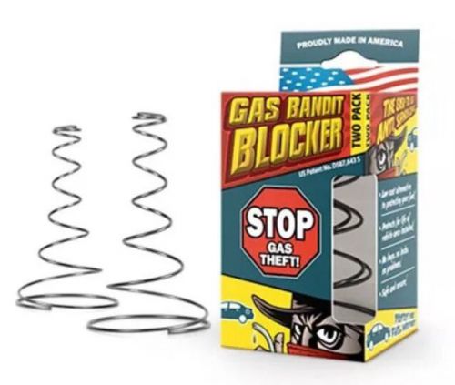 New! 2 pack gas bandit blocker! stop gas theft anti-siphon stanco easy install