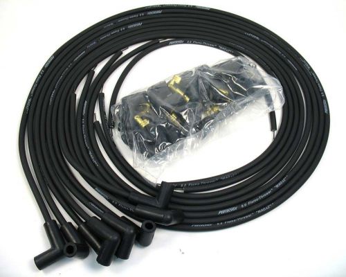 Pertronix black spiral core magx2 8-cylinder spark plug wire set p/n 808290