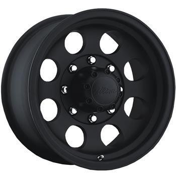 16x8 black pacer lt  8x6.5 -6 rims toyo open country at ii 245/75/16