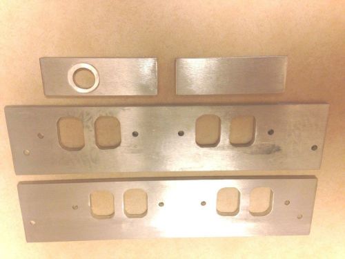 Intake manifold spacers for pontiac 427 head casting