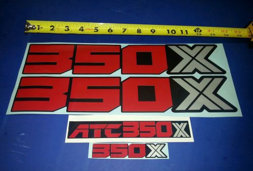 1986 85 honda 350x rear fender decal sticker three wheeler oem  atc