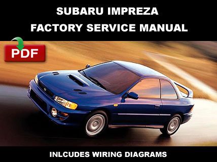 Subaru 1993 1994 1995 1996 1997 1998 1999 2000 impreza workshop repair manual