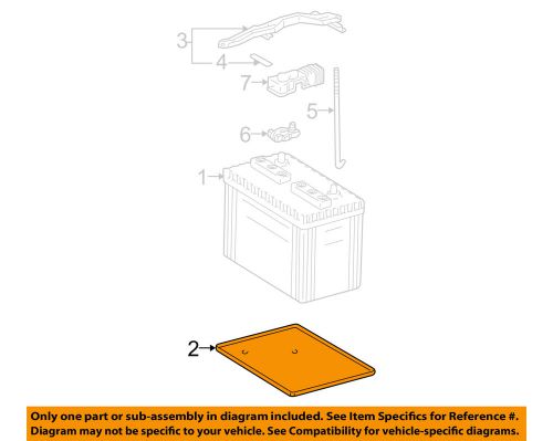 For Toyota Genuine Battery Tray 74431AD020