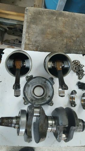 1988 force 50hp crankshaft assy. p/n 658018 with bearings conn. rods and pistons