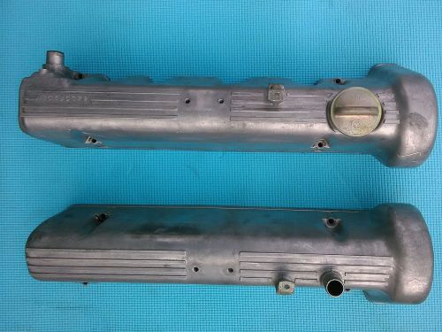 Mercedes 380sl valve covers body 117 good condition pair with cap, oem