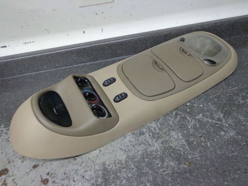 Ford excursion overhead top roof console map light display computer brown tan