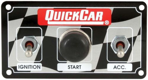 Quickcar ignition control panel 2 toggles/1 push button