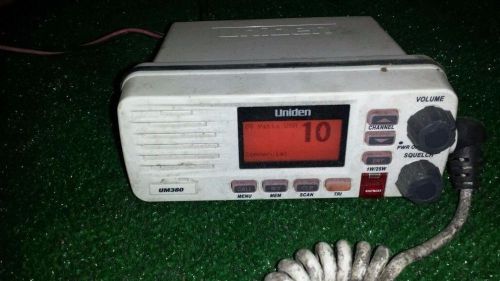 Uniden marine radio um380 25 watt fixed mount marine radio with dsc