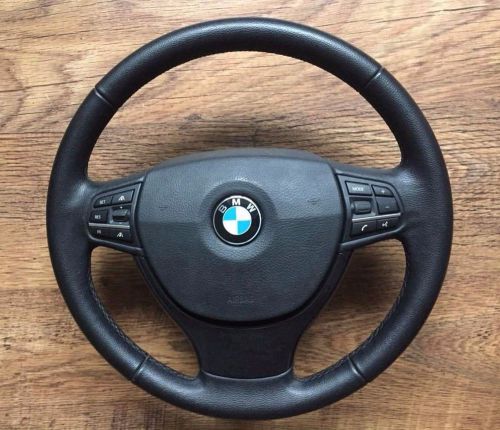 Bmw f01 f10 f07 gt lci steering wheel +airbag vibro heated black anthracite