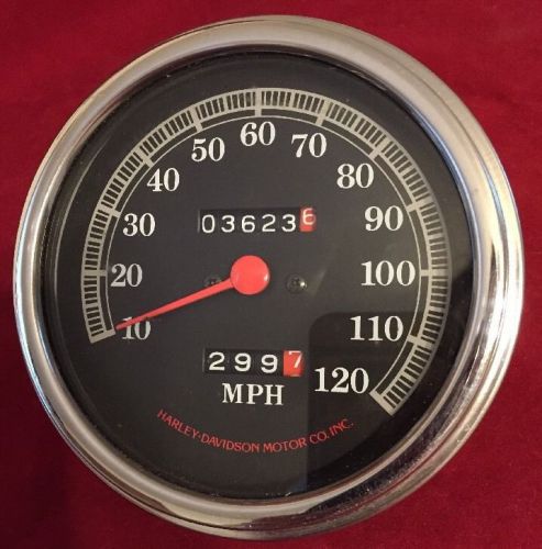 Harley davidson speedometer mechanical 4&#034; face