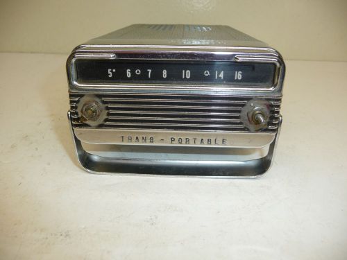 1958 oldsmobile trans-portable radio