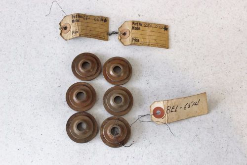 1949 1950 lincoln &amp; ford 337 ci valve spring retainers (6); nos