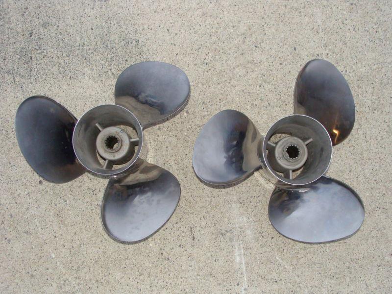 Michigan wheel propeller set prop 3 blade 21 x 14 mercruiser marine bravo mirage