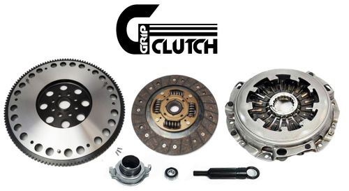 Grip hd clutch kit+racing pro-lite flywheel 02-05 subaru impreza wrx 2.0l turbo