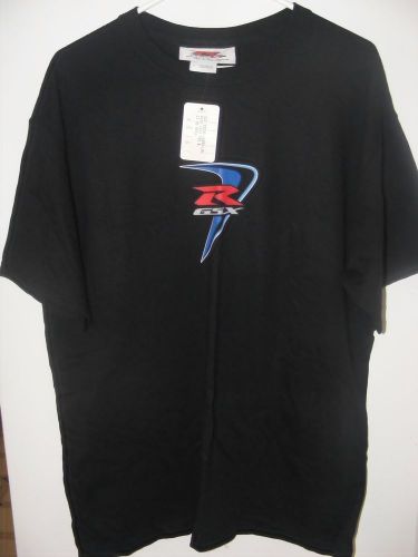 Authentic suzuki gsx r two sided black motorcycle shirt new with tag on sale xxl