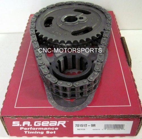 Sb ford 302 351w late .250 double roller timing chain 9 keyway thrust bearing