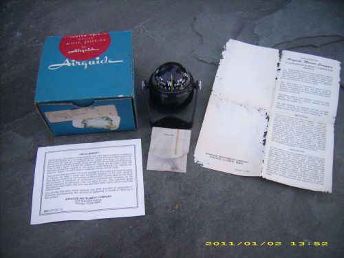 Nos vintage airguide 040-57b marine compass w/ box
