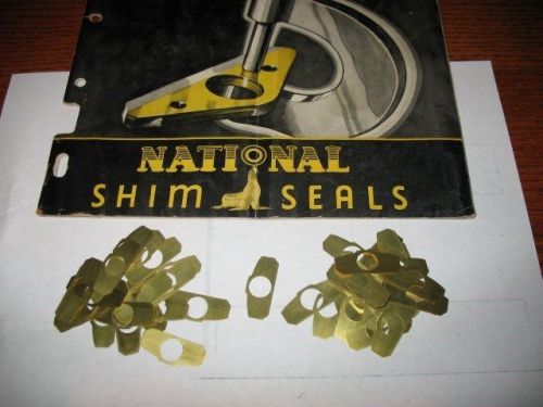 1937-50 buick 248 fireball straight 8 con rod brass shims ------ super &amp; special