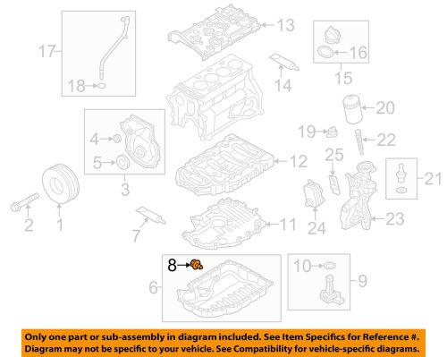 Audi oem 11-12 q5 engine parts-drain plug n91101402