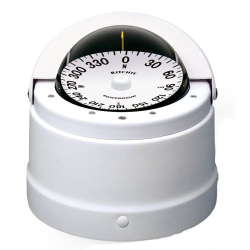 Ritchie dnw-200 navigator compass - binnacle mount - white -dnw-200