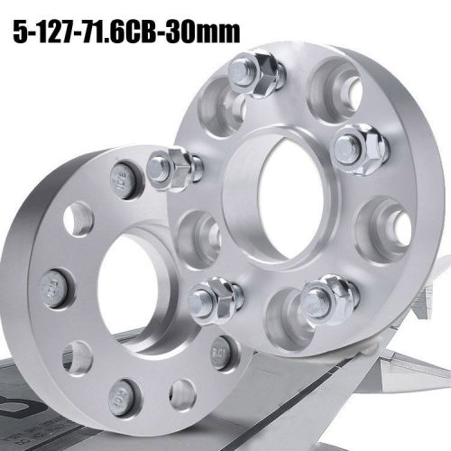 2pcs 1&#034;thickness 5x127pcd 71.6cb aluminum alloy wheel spacer adapters for jeep
