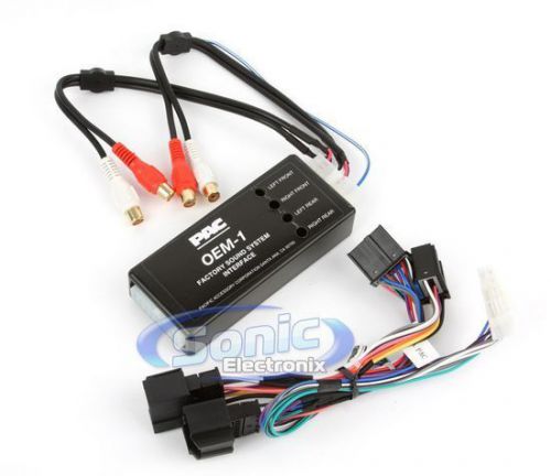 Pac aoem-gm1416a amplifier replacement/addition interface for 2007+ gm vehicles
