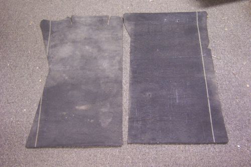 Repro 1964 1/2 - 1973 ford mustang conv. front l&amp;r hand only carpet underlayment