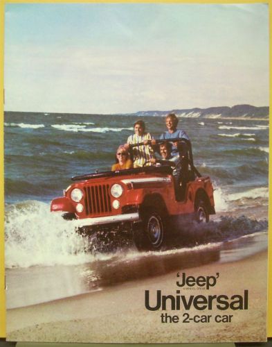 1970 jeep 4wd universal original sales brochure