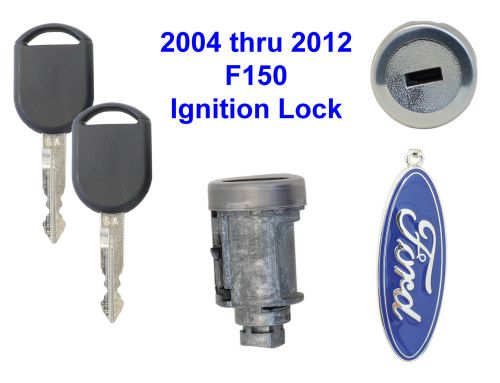 Ford f150 2004 thru 2012 ignition lock cylinder with 2 transponder keys f-150