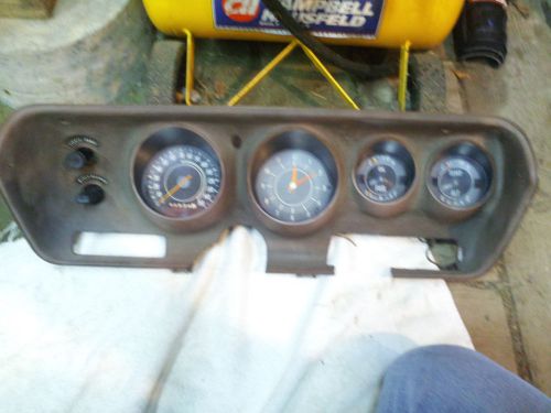 1971/74 dodge charger rallye guage cluster
