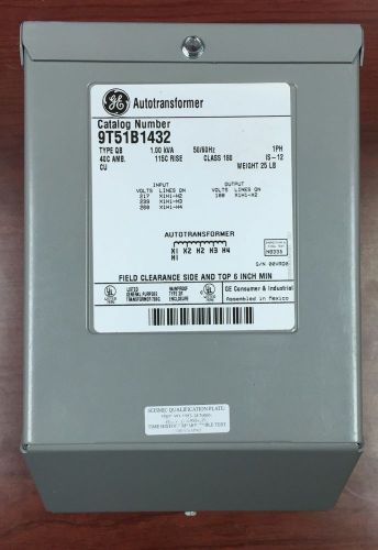 Ge 9t51b1432, auto transformer,dry type, encapsulated, enclosed