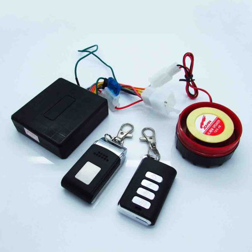 Motorcycle bike anti-theft security alarm system remote control engine start 12v