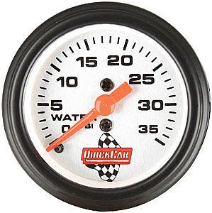 Quickcar racing 611-6008 water pressure gauge