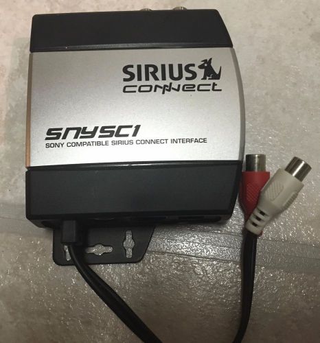 Snysc1 sirius / xm satellite radio receiver interface for sony radio head units