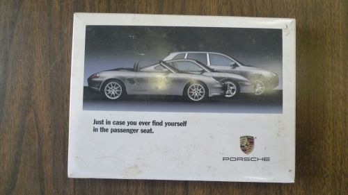 Porsche cayenne owner&#039;s manual w/original plastic case. no reserve!
