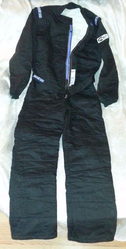 Sparco jade 2 sfi 5 racing suit, black, size large
