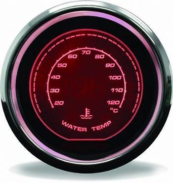 Red display drift iridium water temperature gauge 52mm digital gauge