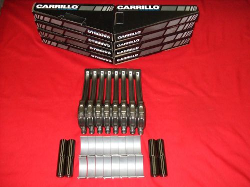 Carrillo connecting rods 6.200 long,1.850 crank joun,new bearings,ppp wrist pins