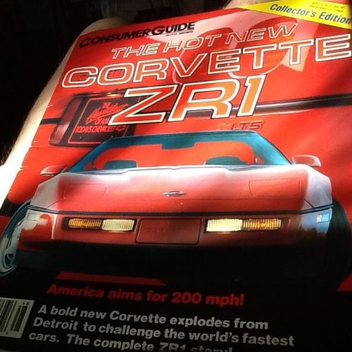 Corvette c5 hard cover book and corvette zr-1 soft cover collector edition book