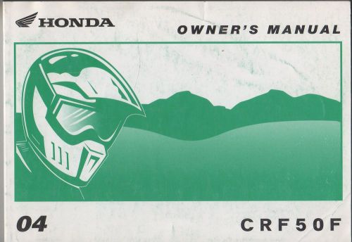 2004 honda motorcycle crf50f owners manual (504)