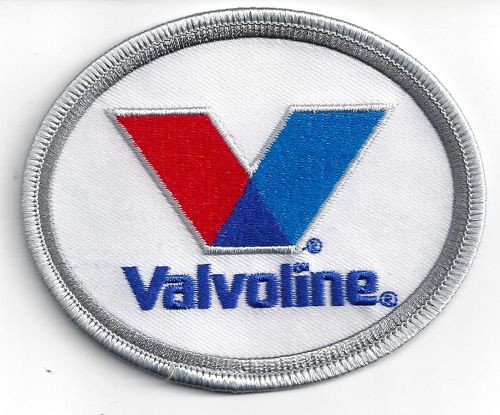 Valvoline racing patch patches 3-3/4 inches long size new nhra nascar iron on