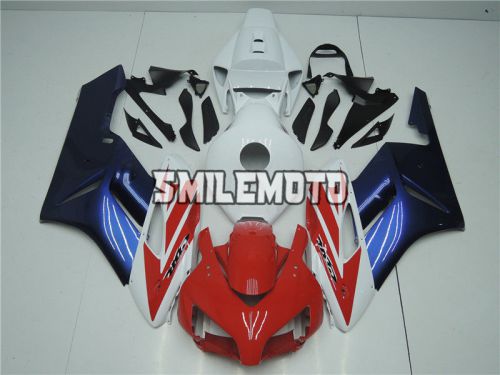 Fairing red white abs injection fit for honda 2004 2005 cbr1000rr plastic mfc
