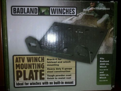 Badland winches mounting plate for 2000lb &amp; 3000lb winch