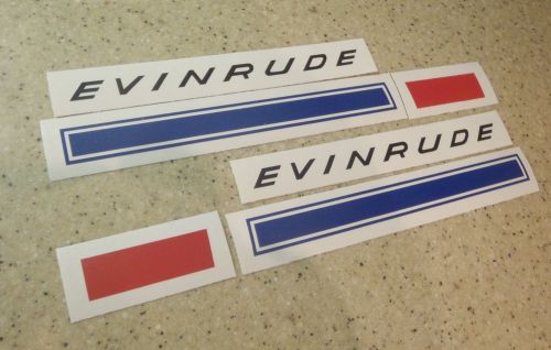 Evinrude vintage 1 hp/1.5 hp outboard motor decals free ship + free fish decal!