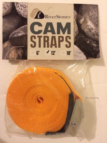 Riverstones cam strap 12&#039; ylw- free shipping