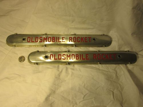 Gm oldsmobile rocket 1949 88 98 valve cover plates real nice nr