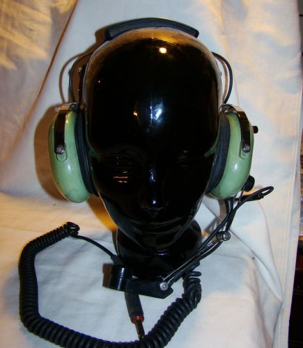 David clark 12304g-05 model h3332 over-the-head ground support headset