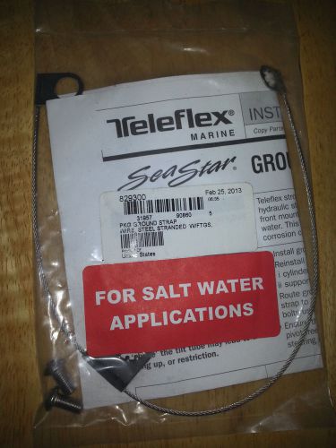 New old stock nos teleflex marine 829300 grounding strap for outboard enginge