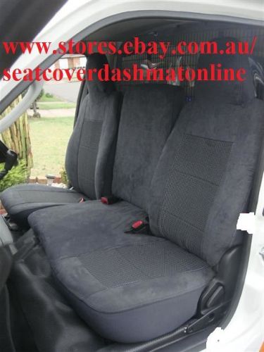 Grey seat cover fit  toyota hiace 2005-2014 lwb,